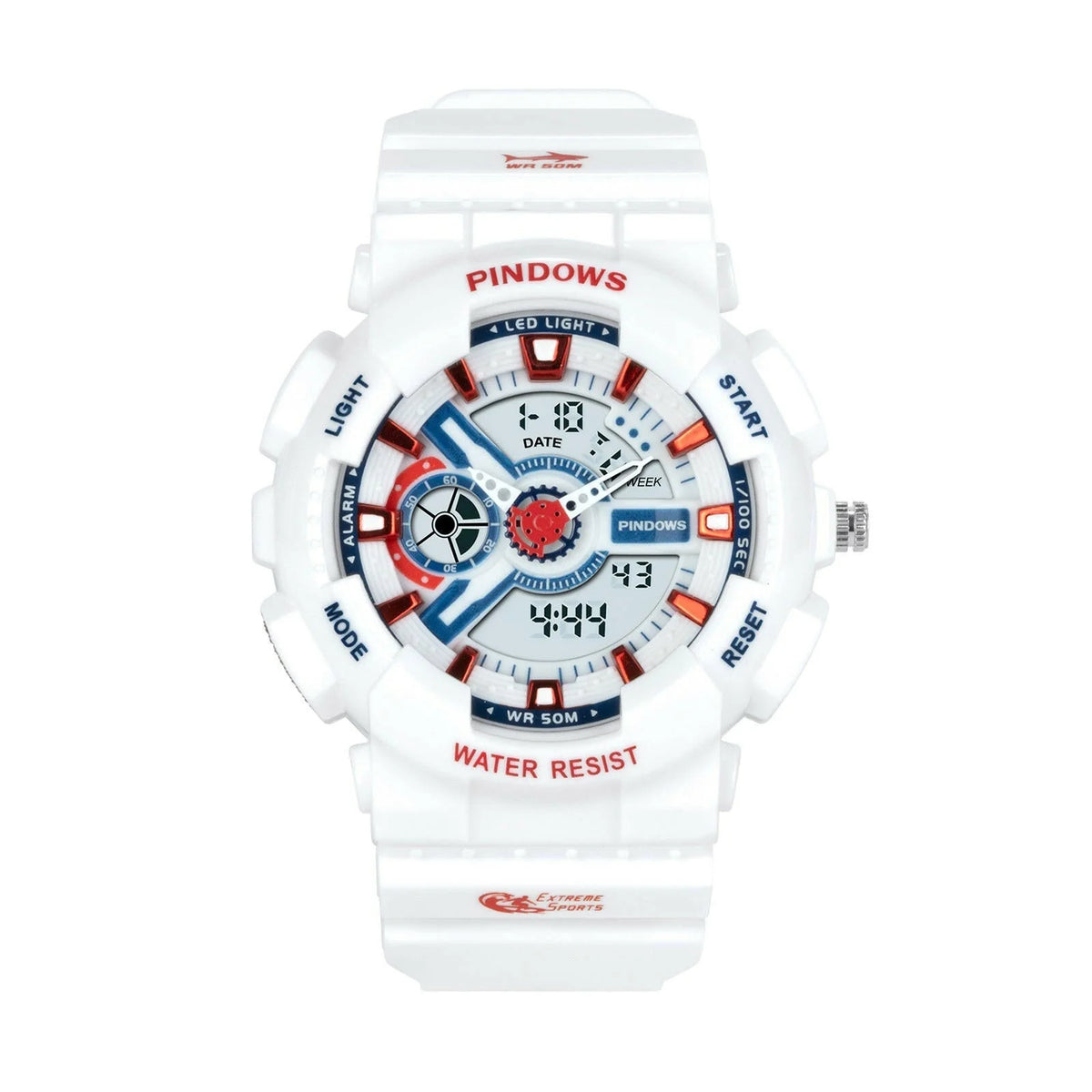 Digital Sports Watch Water-Resistant & Shock-Resistant LED Backlight