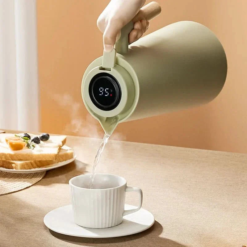 Digital Temperature Display Vacuum-Insulated Carafe
