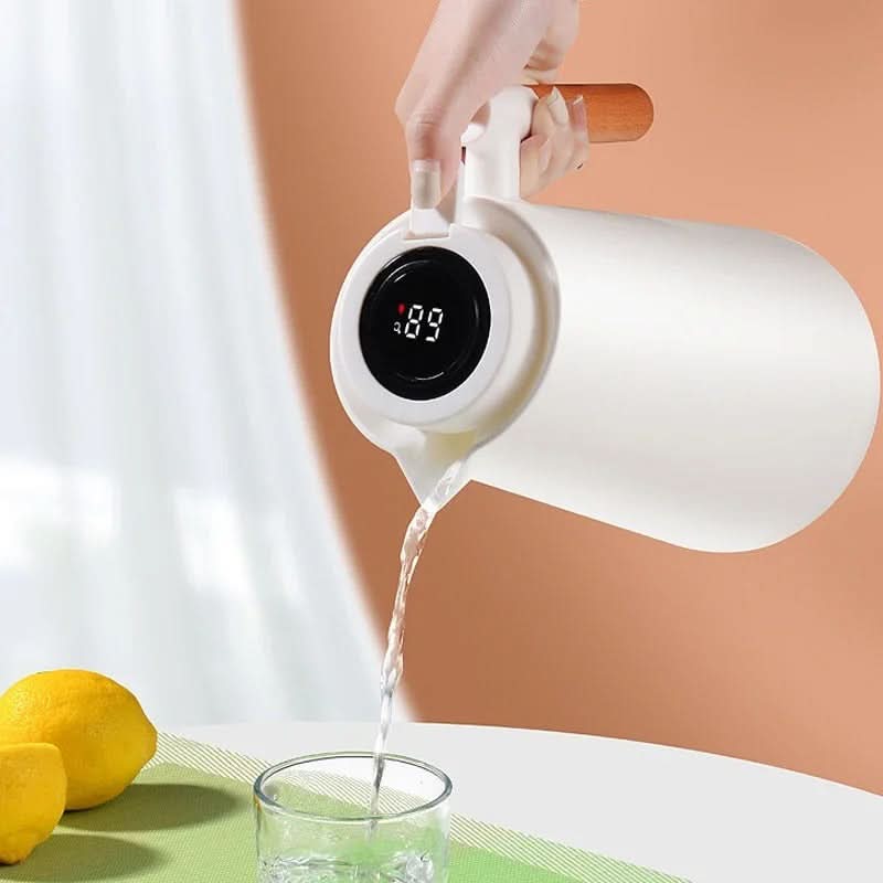 Digital Temperature Display Vacuum-Insulated Carafe