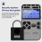 Digital Voice Recorder Rechargeable Built-In Speaker Expandable To 64GB
