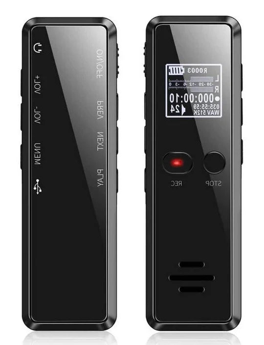Digital Voice Recorder Voice-Activated 16GB 35-Hour Battery