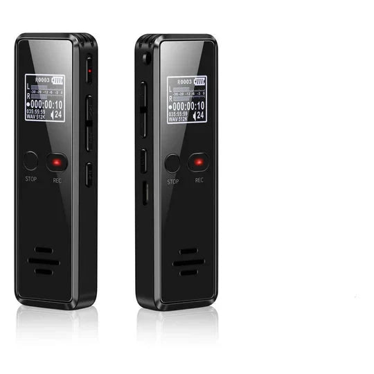 Digital Voice Recorder Voice-Activated & Auto Save 35-Hour Battery