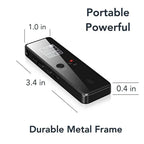 Digital Voice Recorder Voice-Activated Built-In Speaker 35 Hour Battery