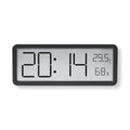 Digital Wall Clock LED 3-In-1 Time Temperature Humidity