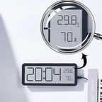 Digital Wall Clock Large LED Display Temperature & Humidity
