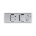 Digital Wall Clock Large LED Display Temperature & Humidity