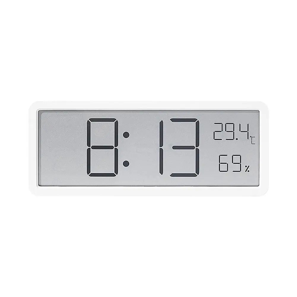 Digital Wall Clock Large LED Display Temperature & Humidity