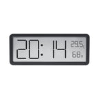 Digital Wall Clock Large LED Display Temperature & Humidity