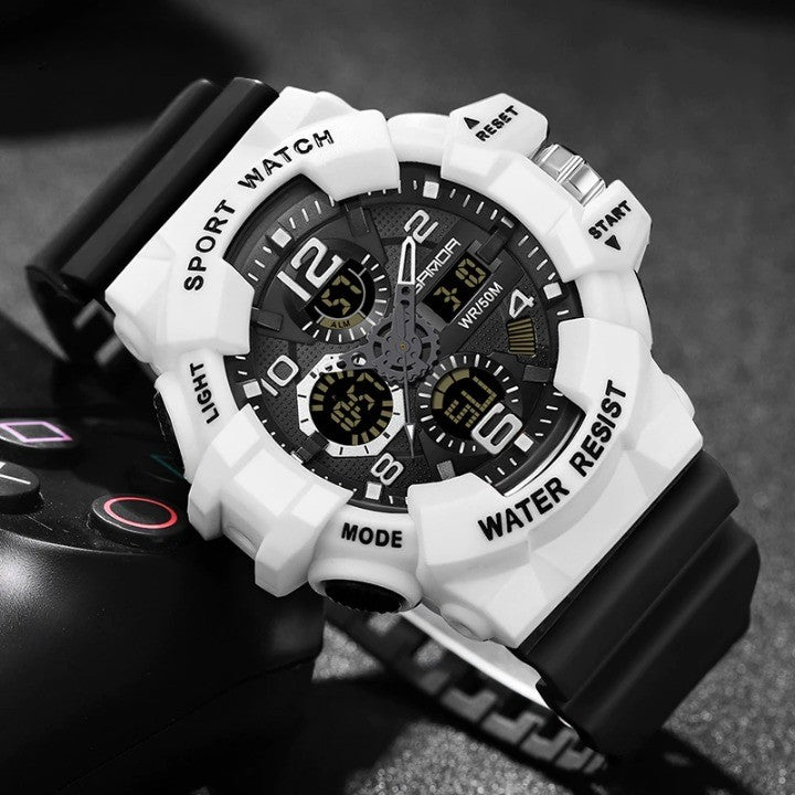 Digital Watch Large Dial 50M Water-Resistant