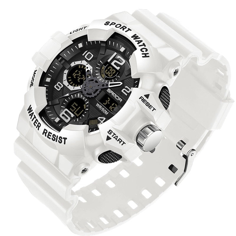 Digital Watch Large Dial 50M Water-Resistant