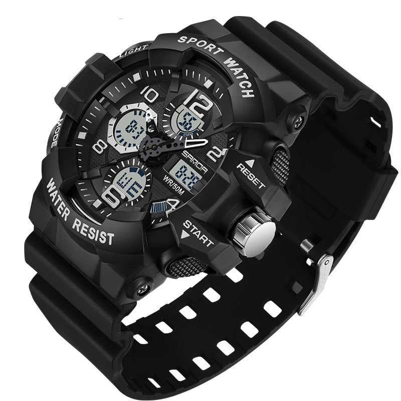 Digital Watch Large Dial 50M Water-Resistant