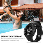 Digital Watch Waterproof Shock-Resistant LED Backlight