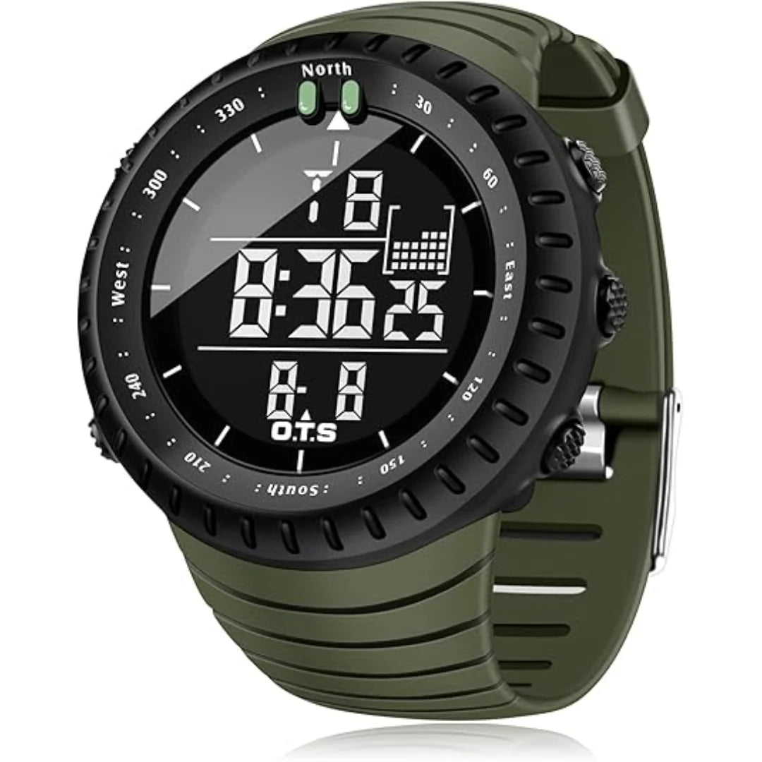Digital Watch Waterproof Shock-Resistant LED Backlight