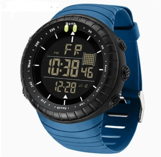 Digital Watch Waterproof Shock-Resistant LED Backlight