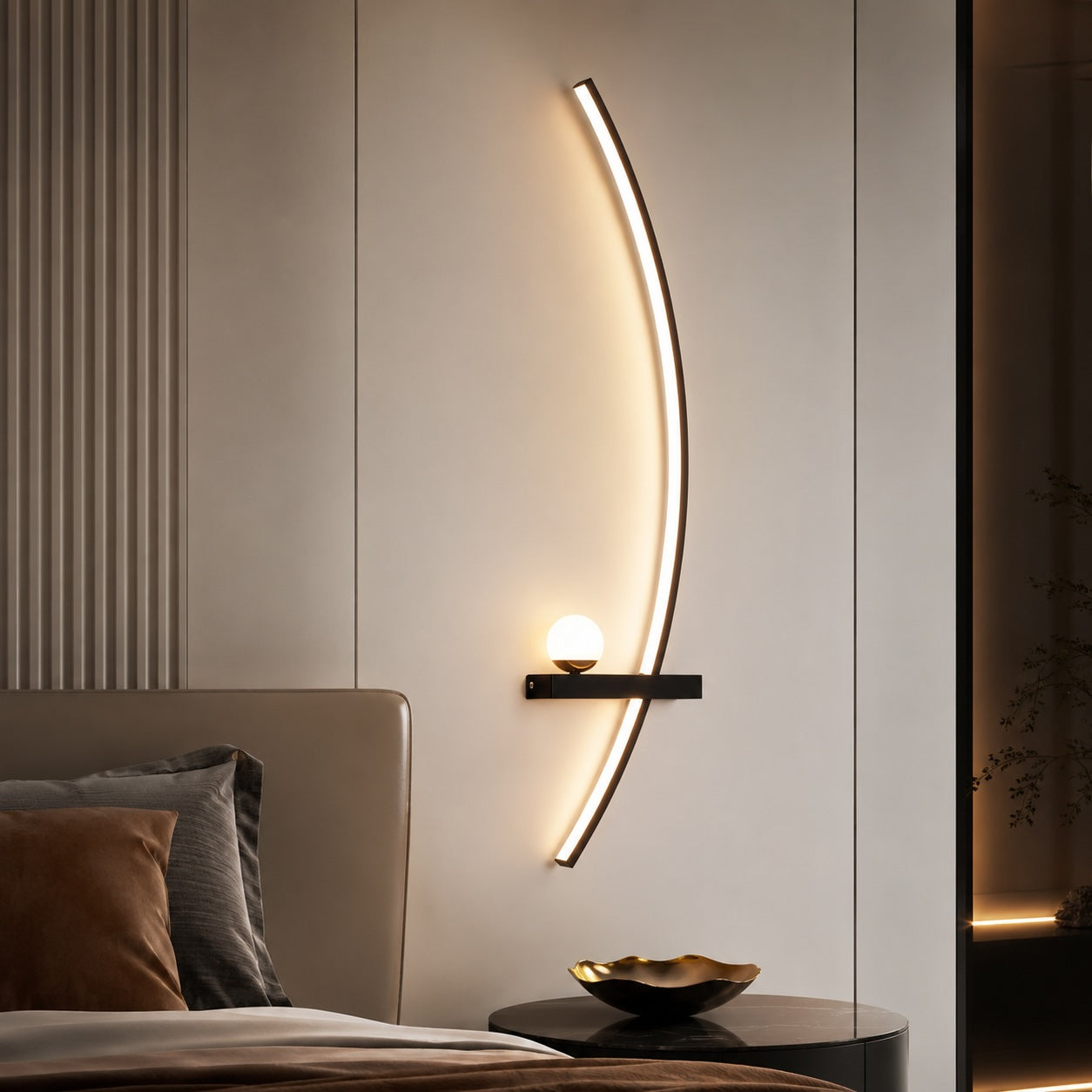 Dimmable 3-Color LED Wall Sconce
