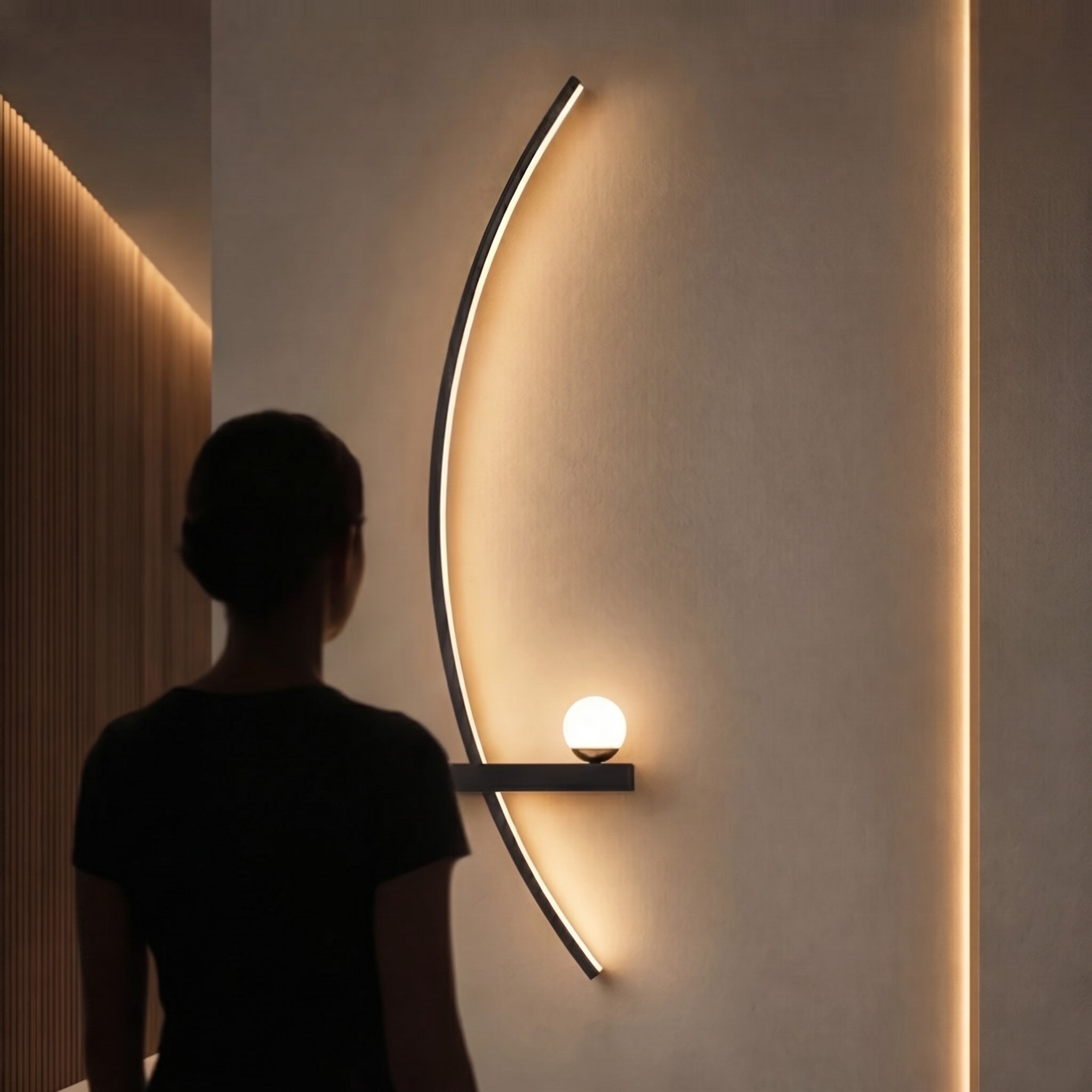 Dimmable 3-Color LED Wall Sconce