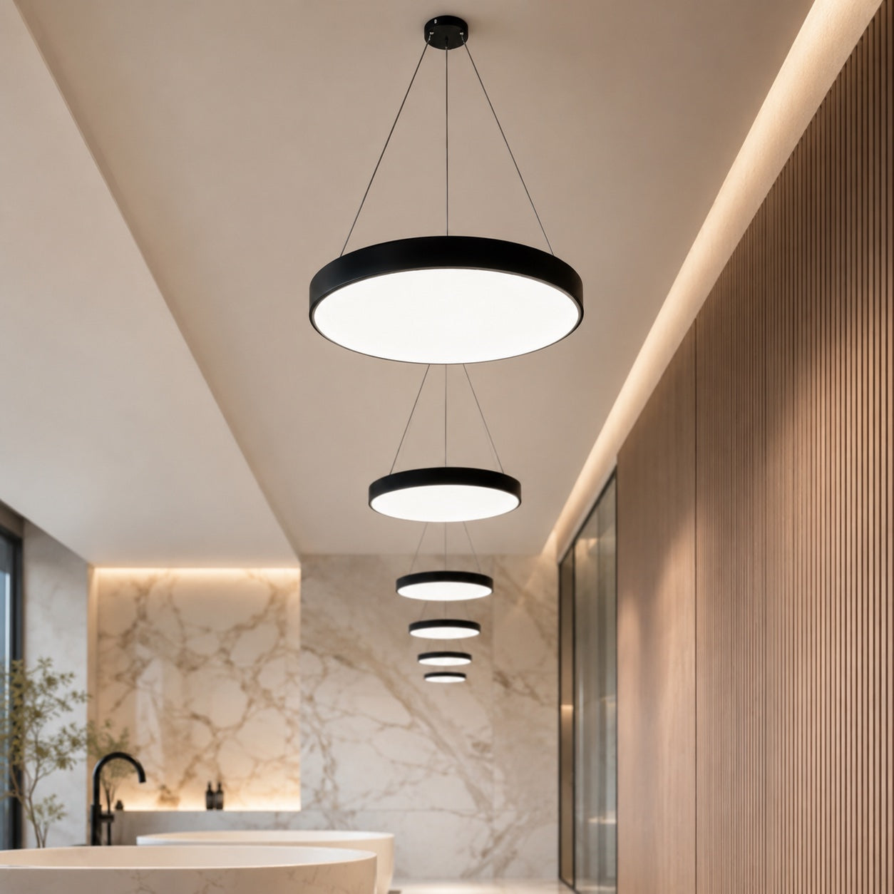Dimmable Adjustable LED Pendant Light
