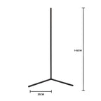 Dimmable Adjustable Warmth Remote-Controlled LED Corner Floor Lamp