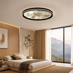 Dimmable Color-Adjustable LED Moon Ceiling Light (Remote)