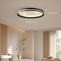Dimmable Color-Adjustable LED Moon Ceiling Light (Remote)