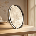 Dimmable Color-Adjustable LED Moon Ceiling Light (Remote)