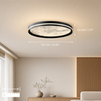 Dimmable Color-Adjustable LED Moon Ceiling Light (Remote)