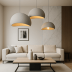 Dimmable Glass & Metal Pendant Light (Adjustable Cable)