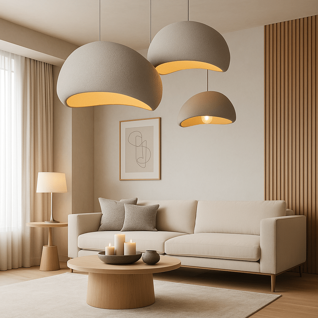 Dimmable Glass & Metal Pendant Light (Adjustable Cable)