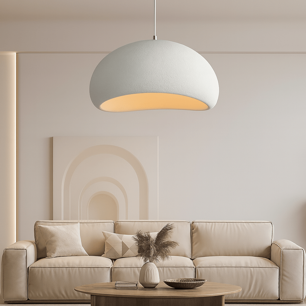 Dimmable Glass & Metal Pendant Light (Adjustable Cable)