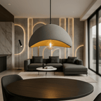 Dimmable Glass & Metal Pendant Light (Adjustable Cable)