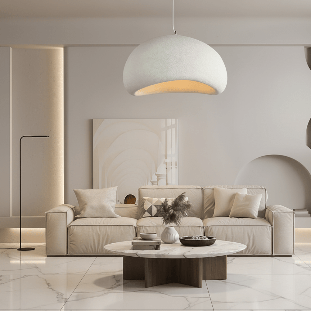 Dimmable Glass & Metal Pendant Light (Adjustable Cable)