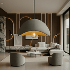 Dimmable Glass & Metal Pendant Light (Adjustable Cable)