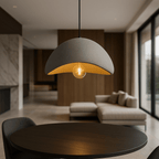 Dimmable Glass & Metal Pendant Light (Adjustable Cable)