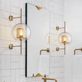 Dimmable Honeycomb Glass & Brass Wall Sconce