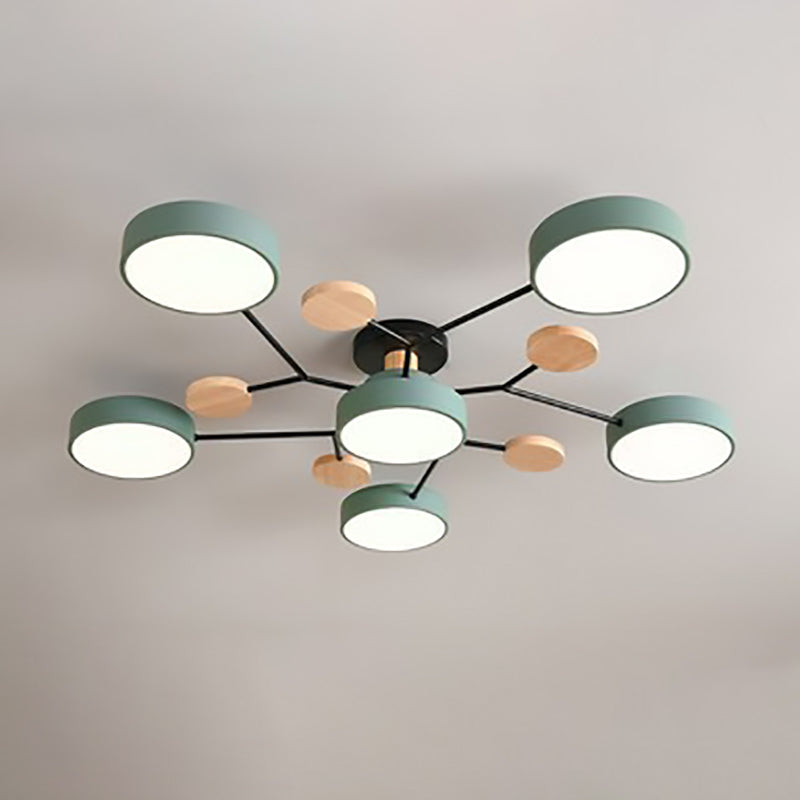 Dimmable Integrated LED Semi-Flush Ceiling Light