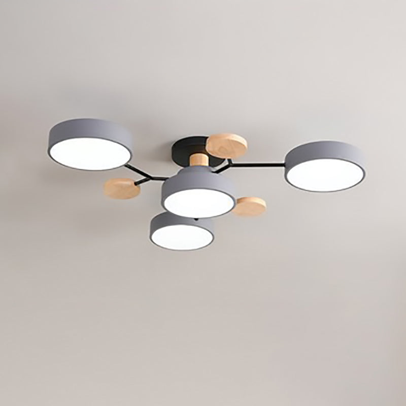 Dimmable Integrated LED Semi-Flush Ceiling Light