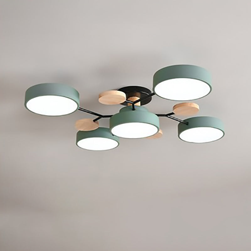 Dimmable Integrated LED Semi-Flush Ceiling Light