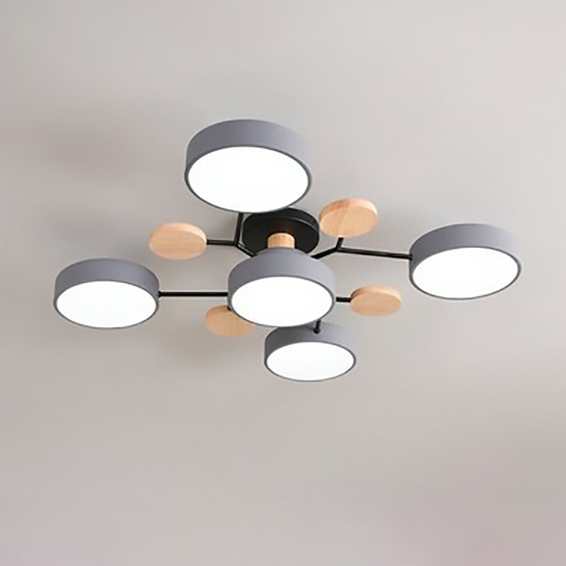 Dimmable Integrated LED Semi-Flush Ceiling Light