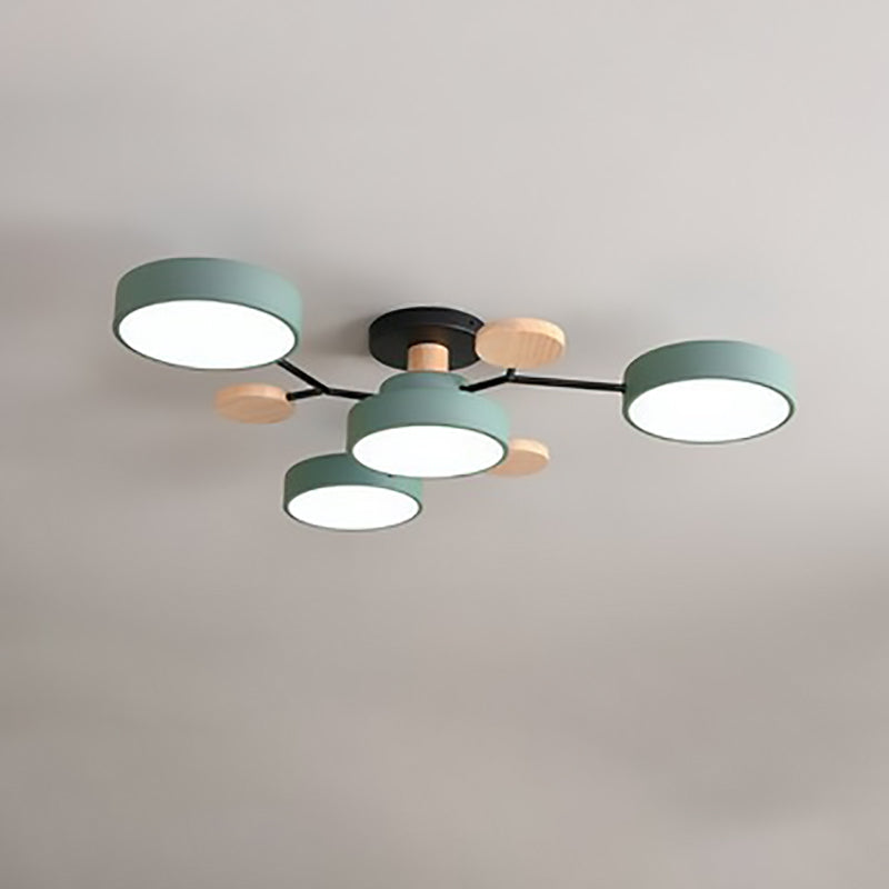 Dimmable Integrated LED Semi-Flush Ceiling Light
