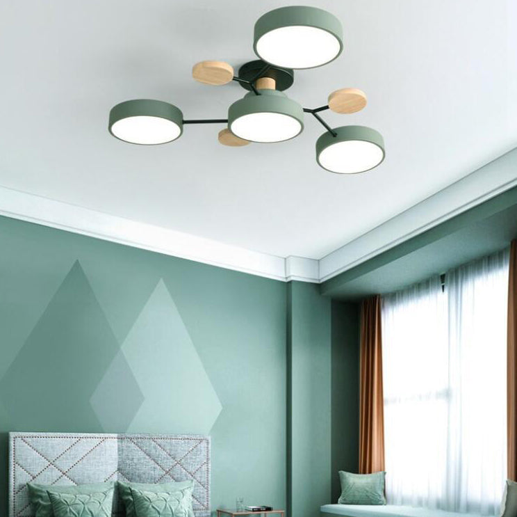 Dimmable Integrated LED Semi-Flush Ceiling Light