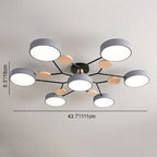 Dimmable Integrated LED Semi-Flush Ceiling Light