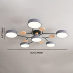 Dimmable Integrated LED Semi-Flush Ceiling Light