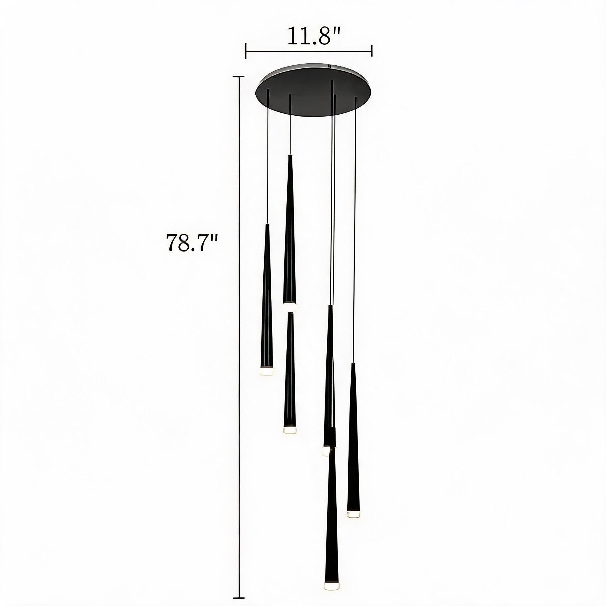 Dimmable LED Adjustable Nordic Chandelier (Remote & App Control)