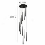 Dimmable LED Adjustable Nordic Chandelier (Remote & App Control)