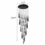 Dimmable LED Adjustable Nordic Chandelier (Remote & App Control)