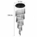 Dimmable LED Adjustable Nordic Chandelier (Remote & App Control)