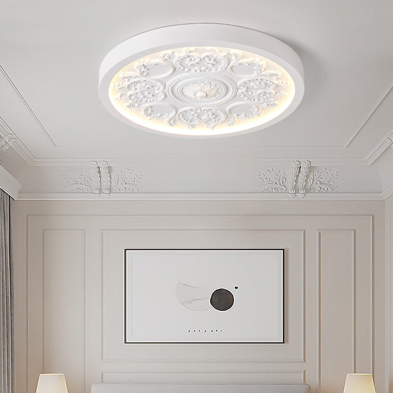 Dimmable LED Color Adjustable Flush Mount Ceiling Light (Remote Included)