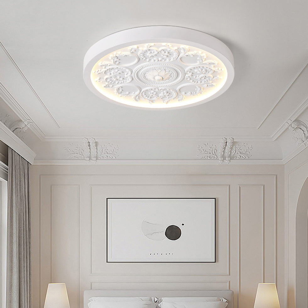 Dimmable LED Color Adjustable Flush Mount Ceiling Light (Remote Included)