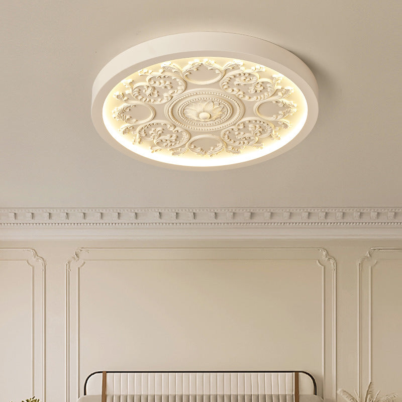 Dimmable LED Color Adjustable Flush Mount Ceiling Light (Remote Included)