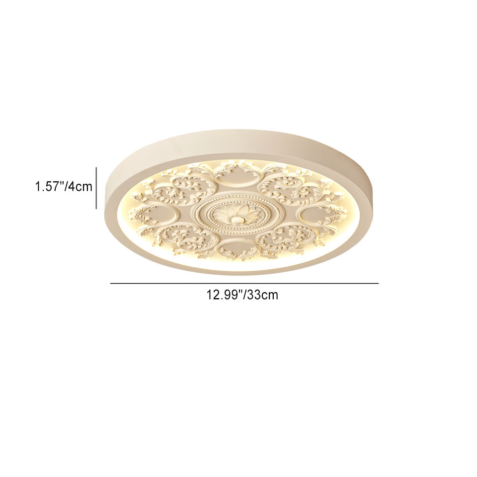 Dimmable LED Color Adjustable Flush Mount Ceiling Light (Remote Included)